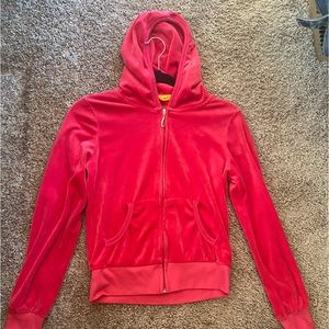2000s pink velour jacket
